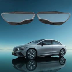 premium front headlight lens covers replacement for audi a6 c7 left & right