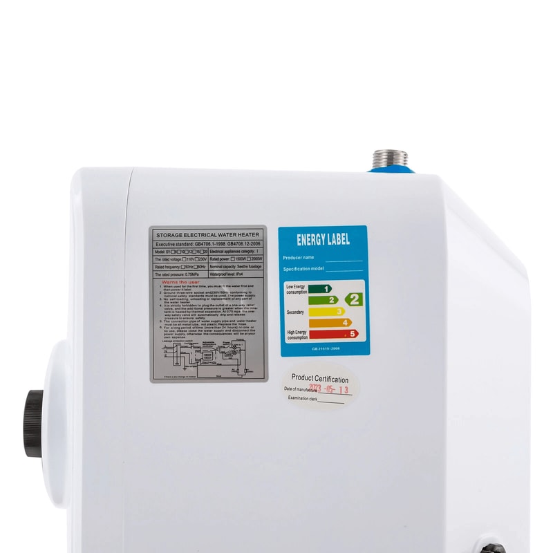 Compact Electric Mini Tank Water Heater For RV Under Sink Hot Water 9