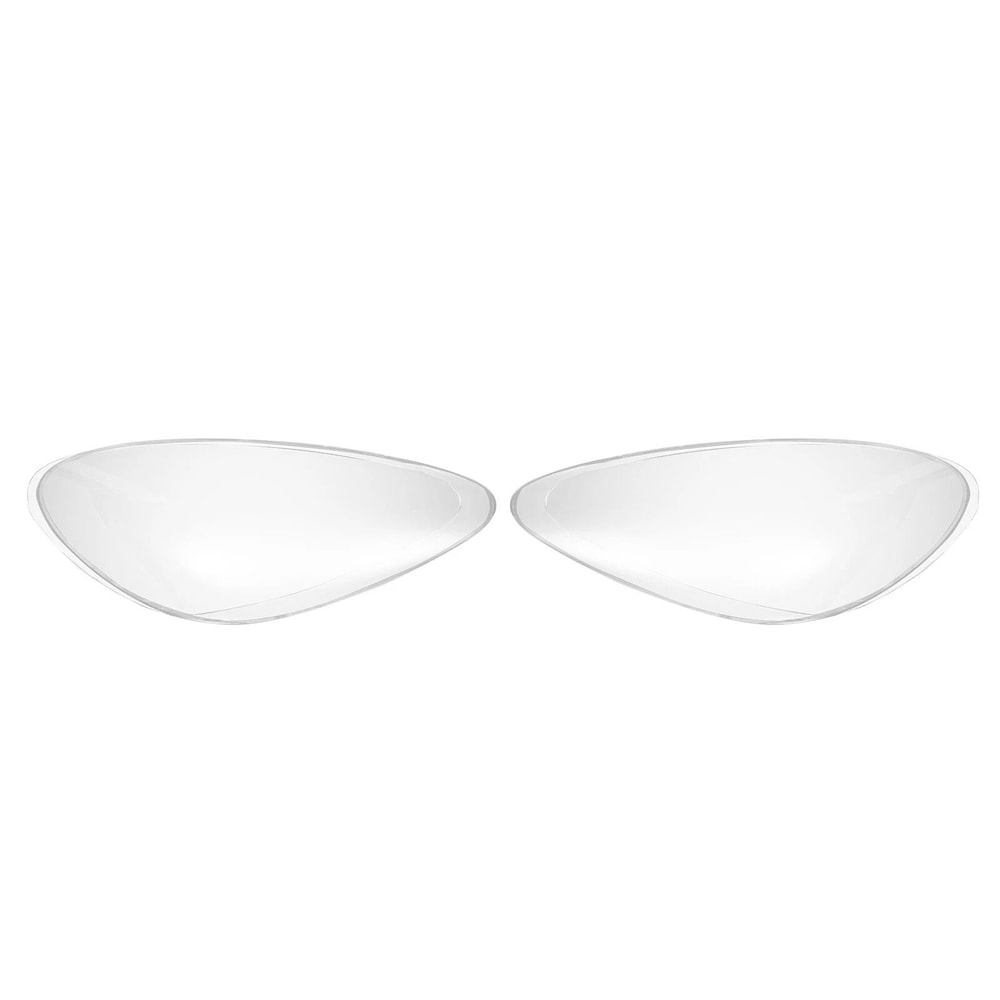 Premium Porsche Cayenne Headlight Lens Cover Pair Direct Fit 1