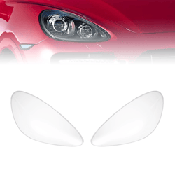 premium porsche cayenne headlight lens cover pair direct fit