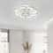 Modern Acrylic LED Ceiling Light Flower Shaped Crystal Chandelier Lamp 2