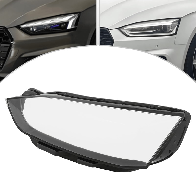 Audi A5 S5 RS5 Left Headlight Lens Cover For Models Clear Car Headlamp Shell Direct Replacement 14