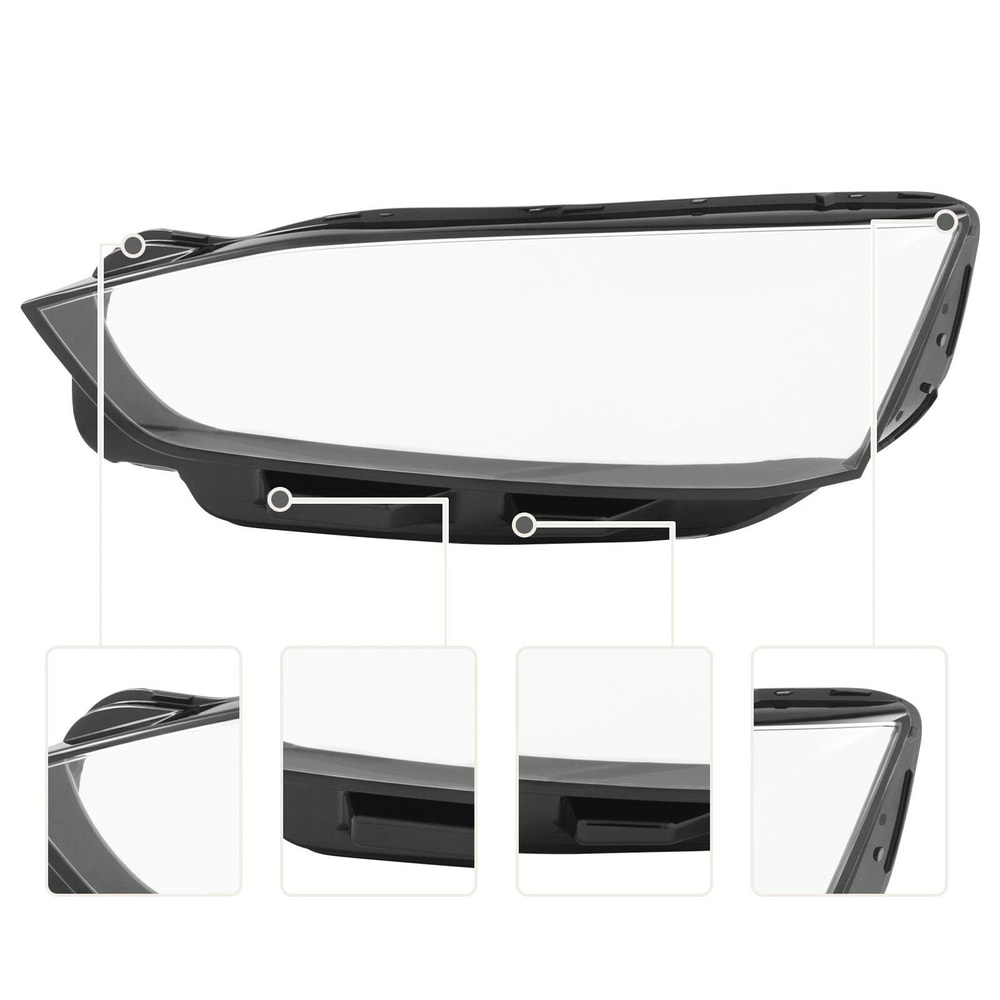 Audi A5 S5 RS5 Left Headlight Lens Cover For Models Clear Car Headlamp Shell Direct Replacement 8