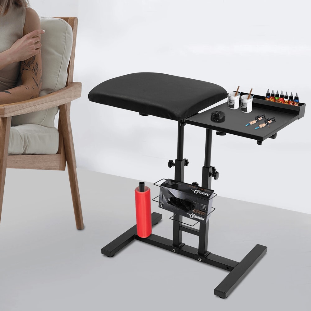 Adjustable Tattoo Arm Rest Stand With Workbench 16