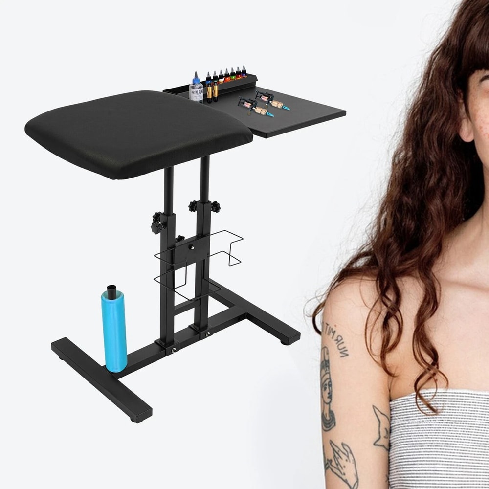 Adjustable Tattoo Arm Rest Stand With Workbench 17