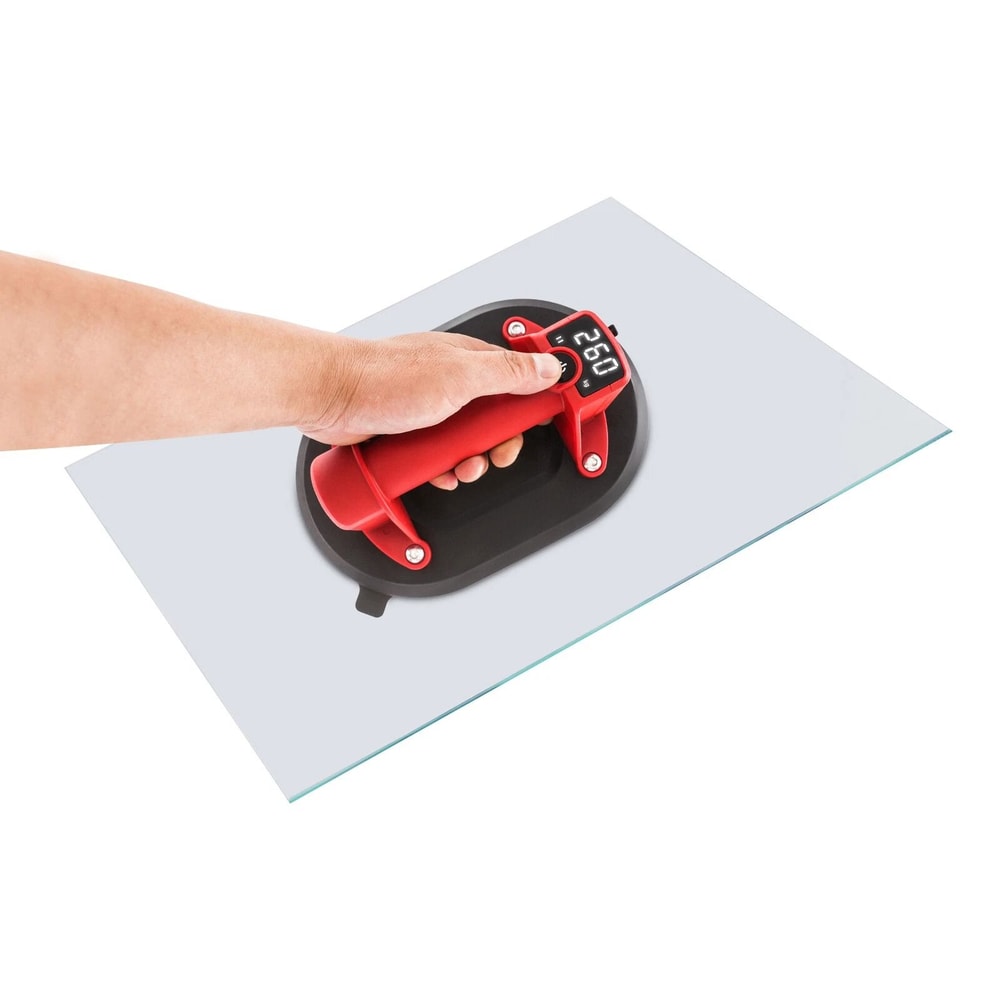 Electric Vacuum Suction Cup Lifter With Digital Display Heavy Duty Glass Tile Suction Cup Lifter 12