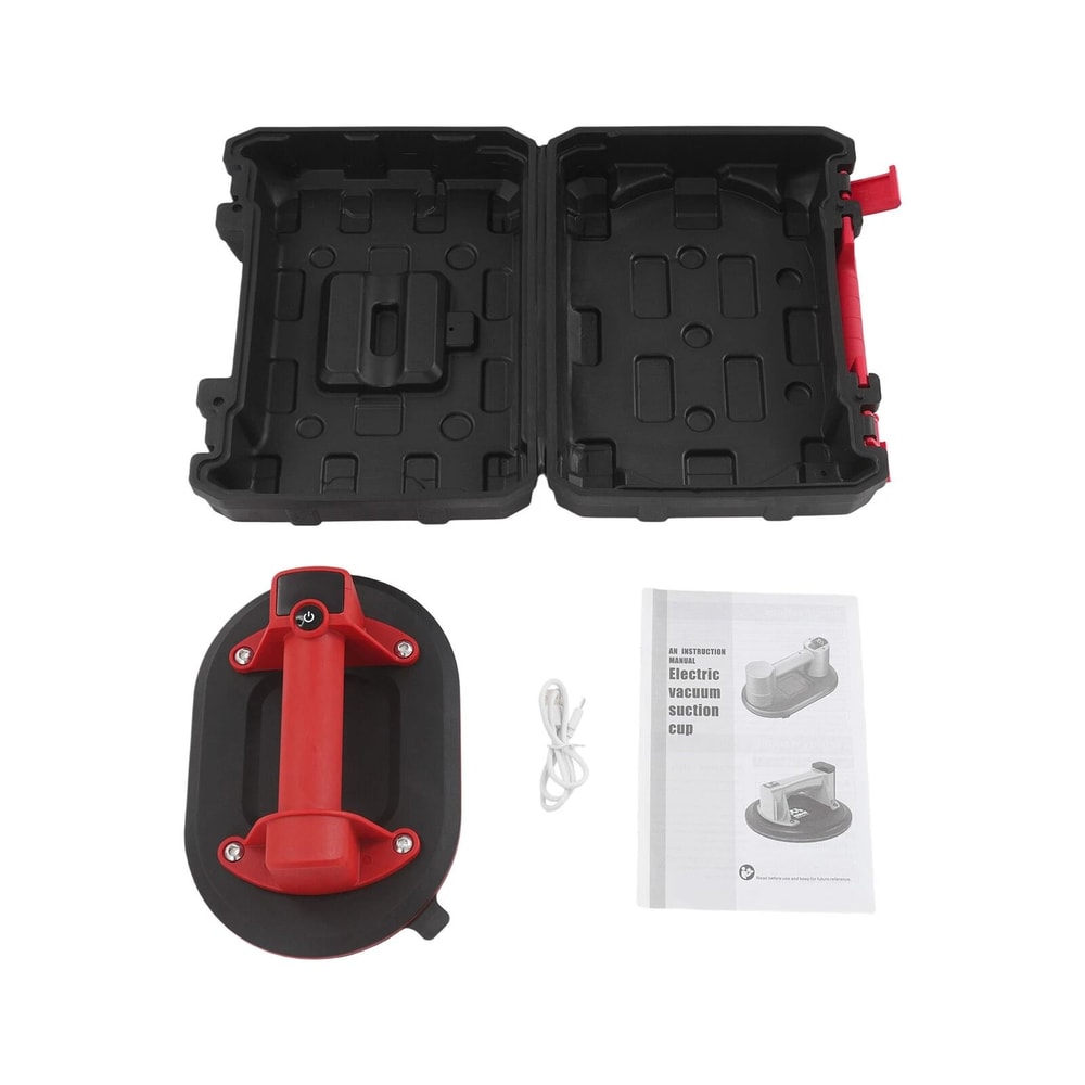 Electric Vacuum Suction Cup Lifter With Digital Display Heavy Duty Glass Tile Suction Cup Lifter 8