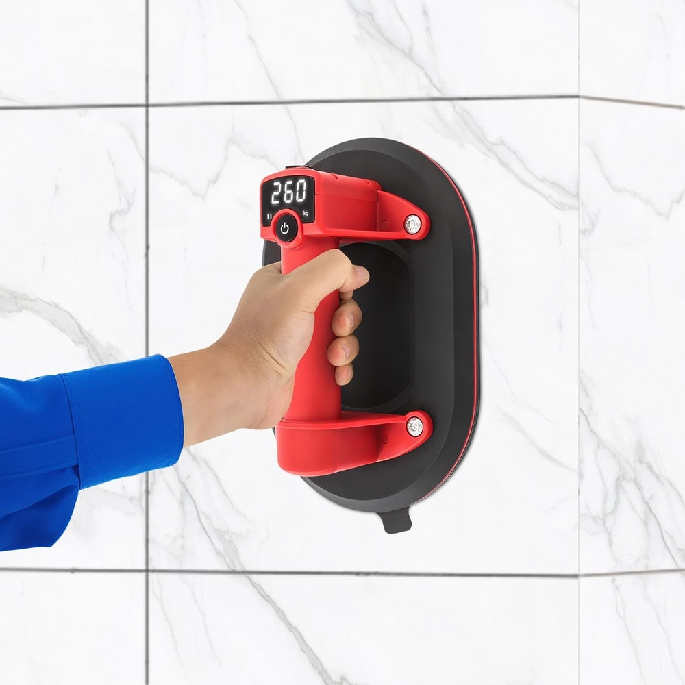 Electric Vacuum Suction Cup Lifter With Digital Display Heavy Duty Glass Tile Suction Cup Lifter 17