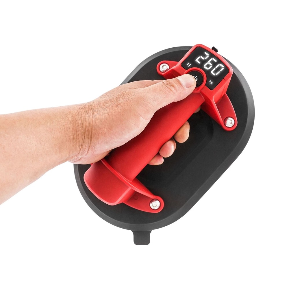 Electric Vacuum Suction Cup Lifter With Digital Display Heavy Duty Glass Tile Suction Cup Lifter 19