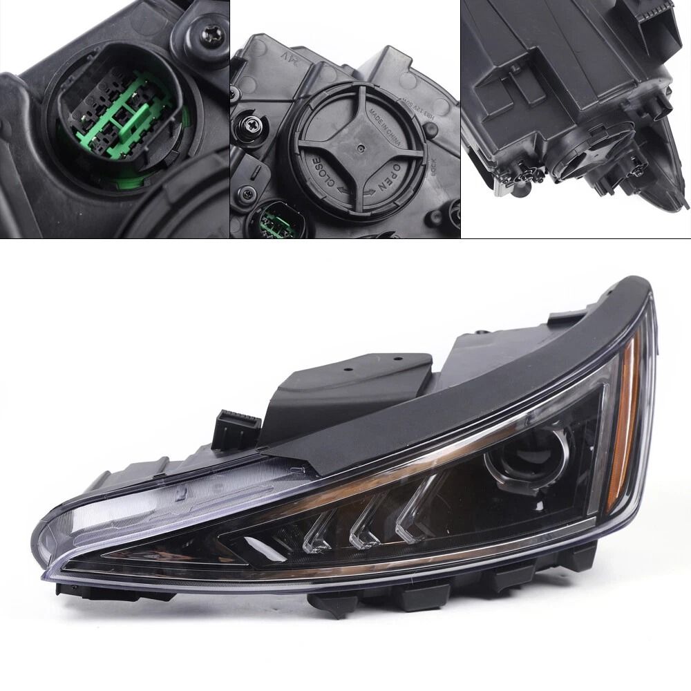 High Quality Left Driver Side Headlight Assembly For Hyundai Elantra Halogen 11