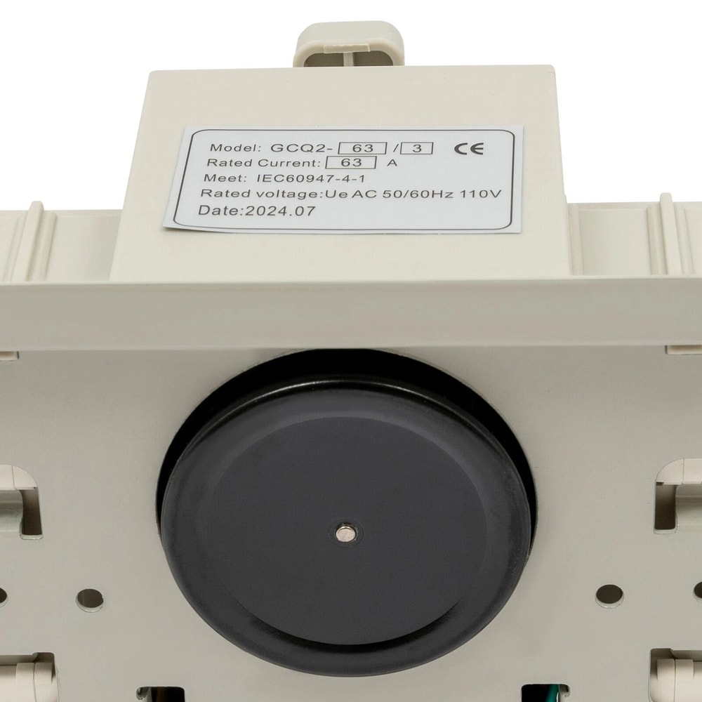 Automatic Transfer Switch 63A 3P ATS Dual Power Self Cast CB Level For Home Generator Backup 6