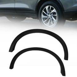 premium rear fender flares for nissan rogue durable black plastic set