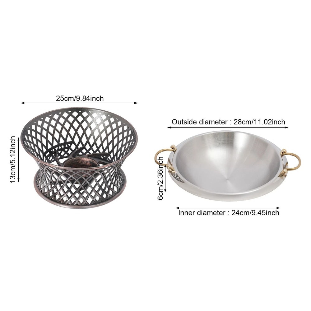 Elegant Round Chafing Dish Buffet Server Stainless Steel Food Warmer With Glass Lid Fuel Holder 13