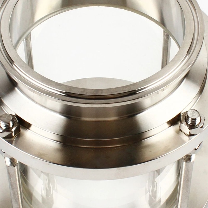 Inline Sanitary Flow Sight Glass With Tri Clamp Sight Glass For Food Beverage 2