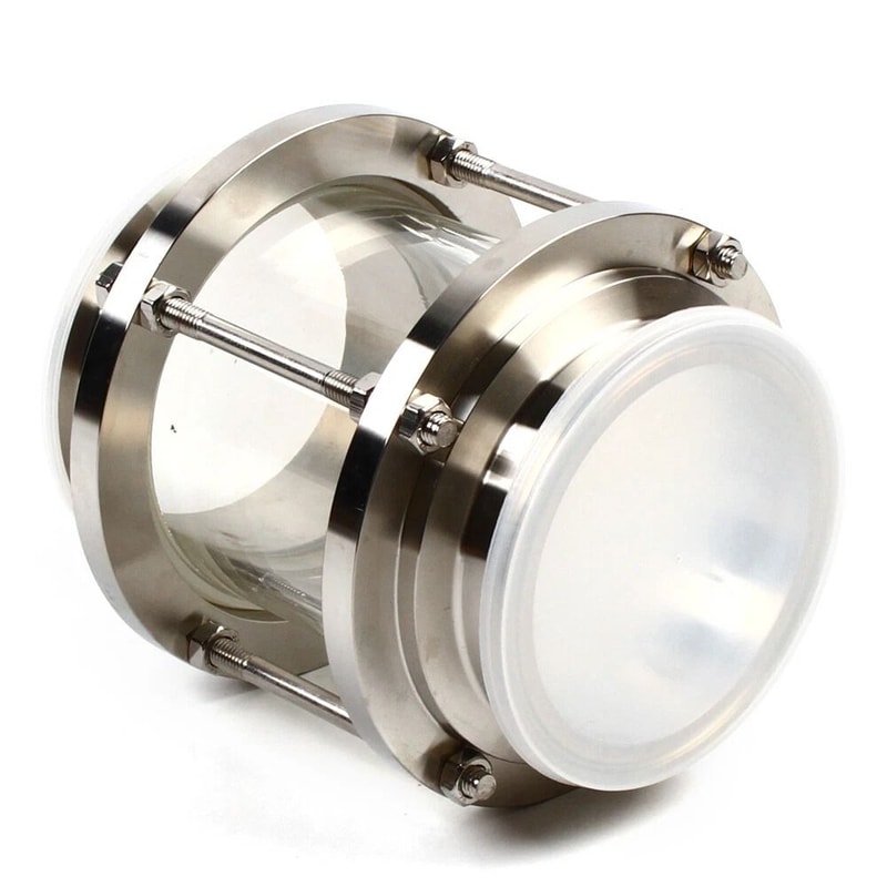 Inline Sanitary Flow Sight Glass With Tri Clamp Sight Glass For Food Beverage 6