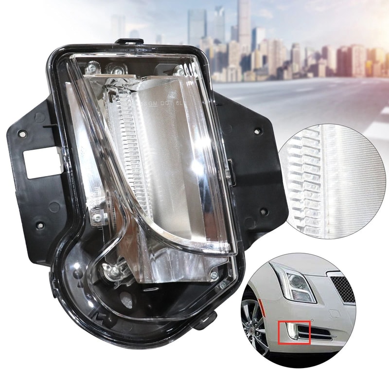 Premium Cadillac XTS Fog Lights LED Daytime Running Lamp RH 5