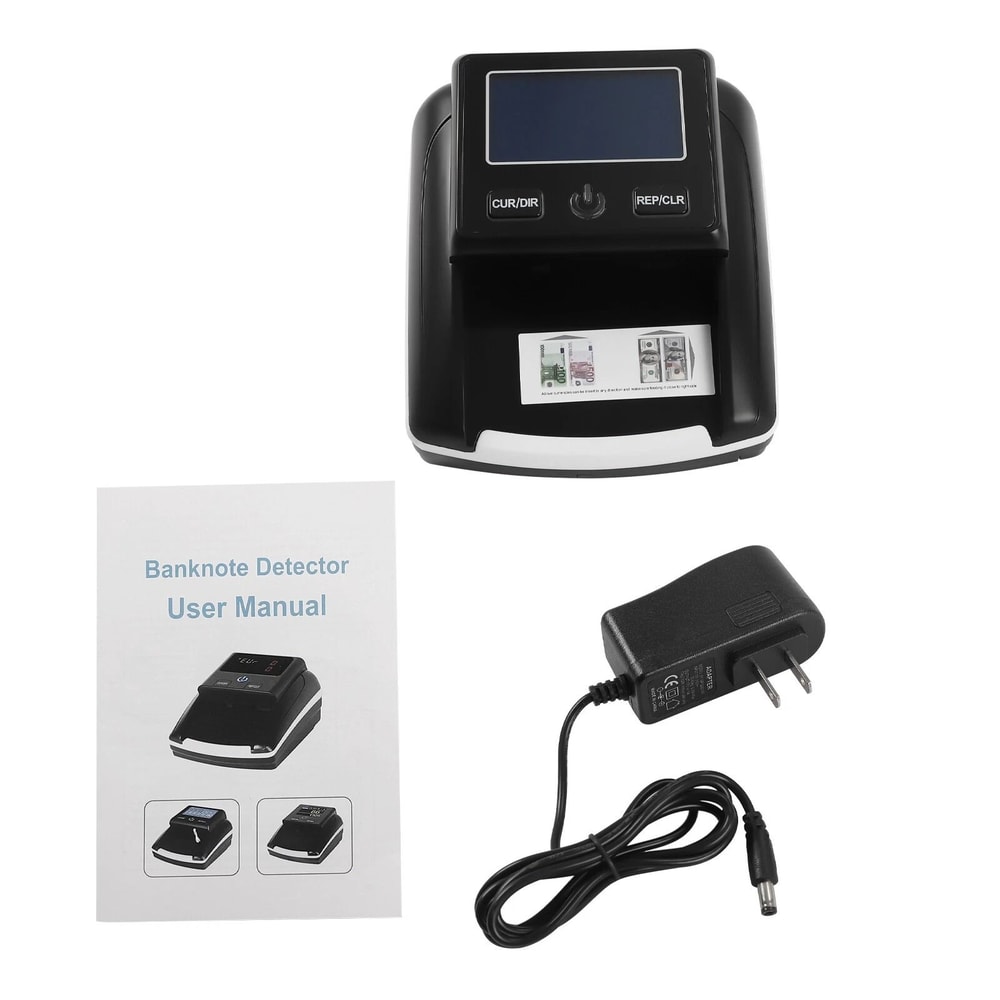 Premium Portable Counterfeit Bill Detector With Rechargeable Currency Checker For USD EUR 9
