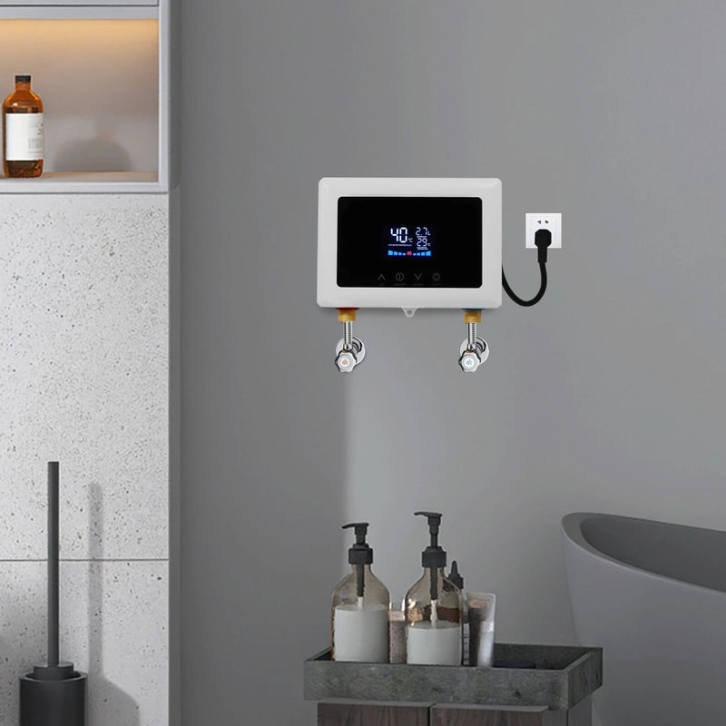 Premium Wall Mounted Hot Water Heater Instant Electric Water Heater For Kitchen Bath 13