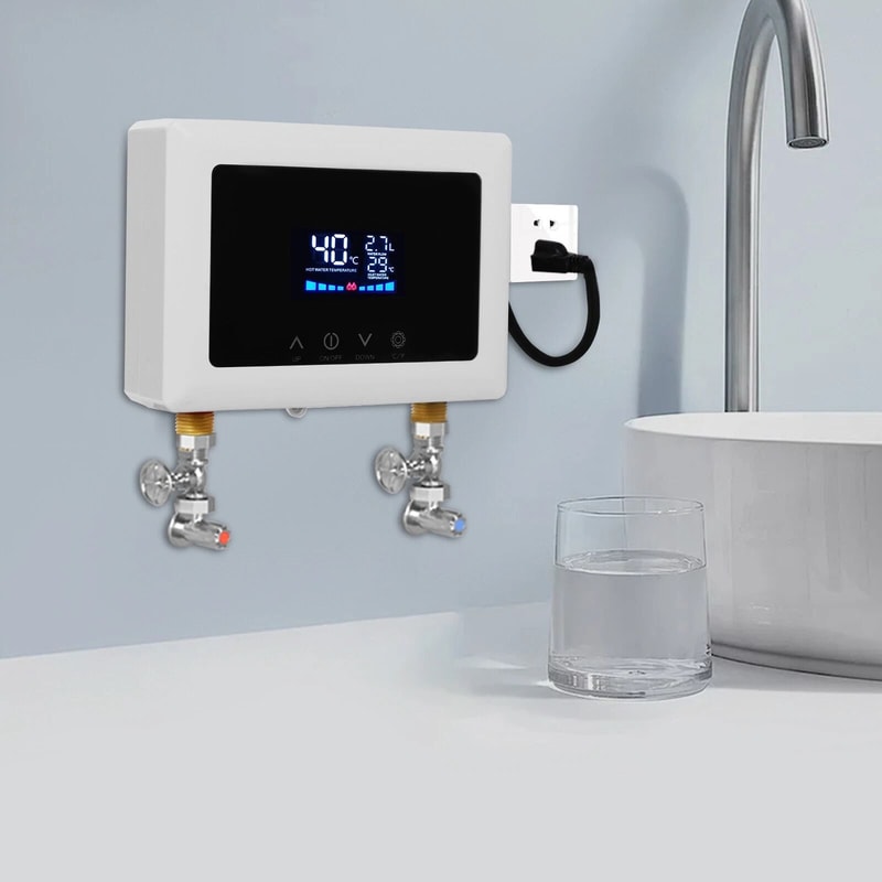 Premium Wall Mounted Hot Water Heater Instant Electric Water Heater For Kitchen Bath 14