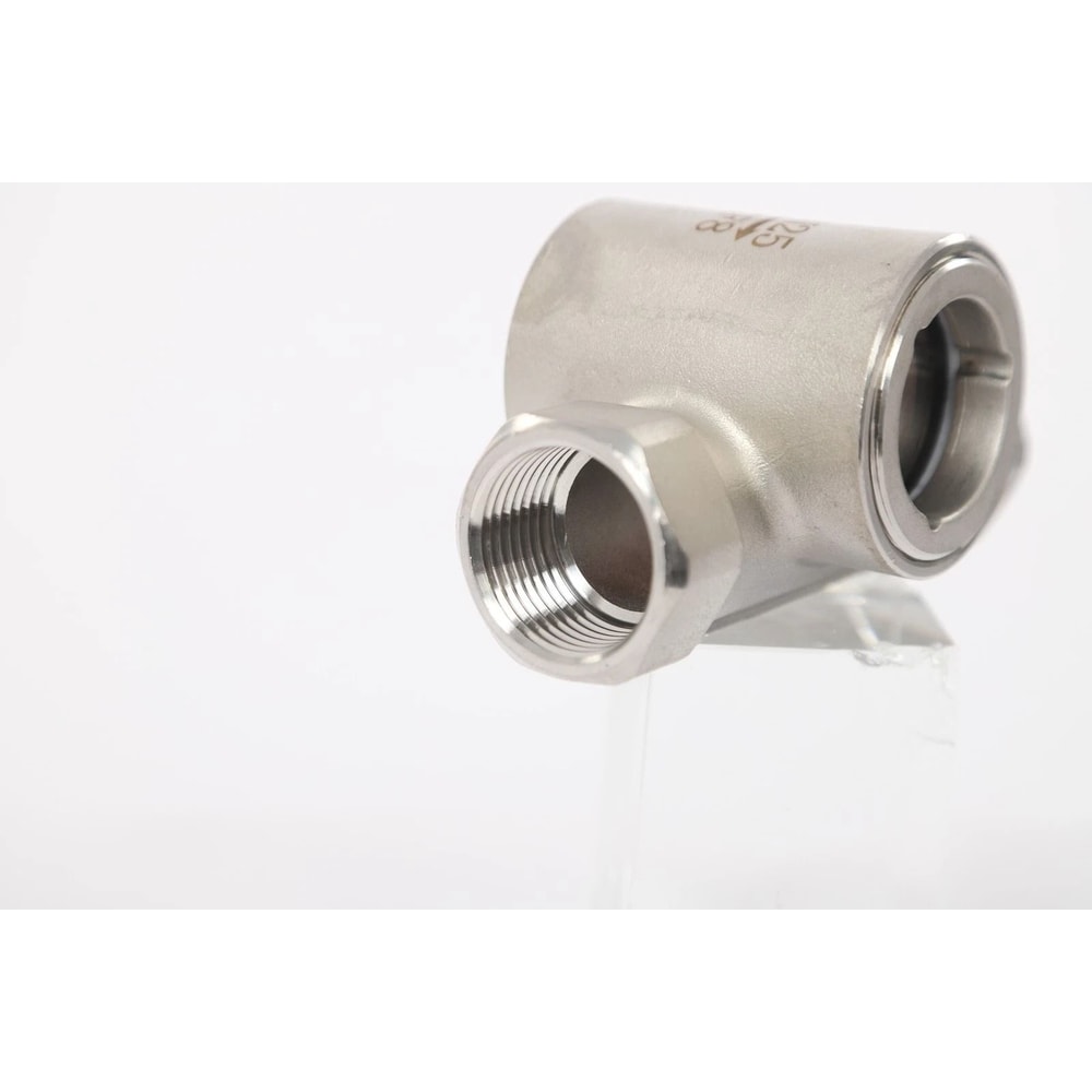 NPT Stainless Steel Water Flow Indicator With Plastic Impeller Durable Clear 8