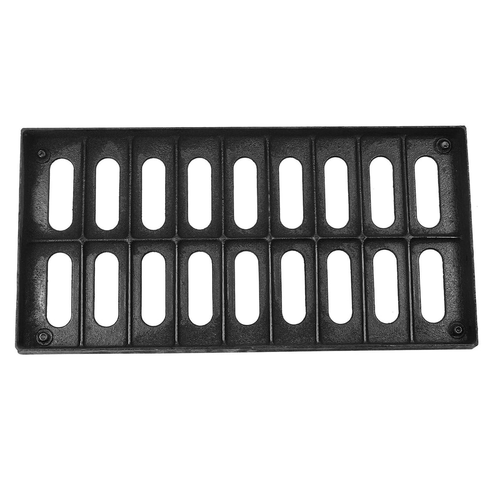 Heavy Duty Ductile Cast Iron Drain Grate Outdoor Channel Sewer Cover 1