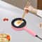 Premium Pink Compact Electric Skillet Non Stick Mini Frying Pan With Wooden Spatula 1