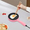 Premium Pink Compact Electric Skillet Non Stick Mini Frying Pan With Wooden Spatula 1