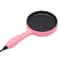 Premium Pink Compact Electric Skillet Non Stick Mini Frying Pan With Wooden Spatula 7