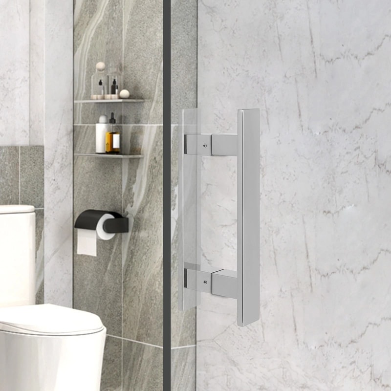 Premium H Shaped Stainless Steel Sliding Door Handle Dual Sided Push Pull Design 9