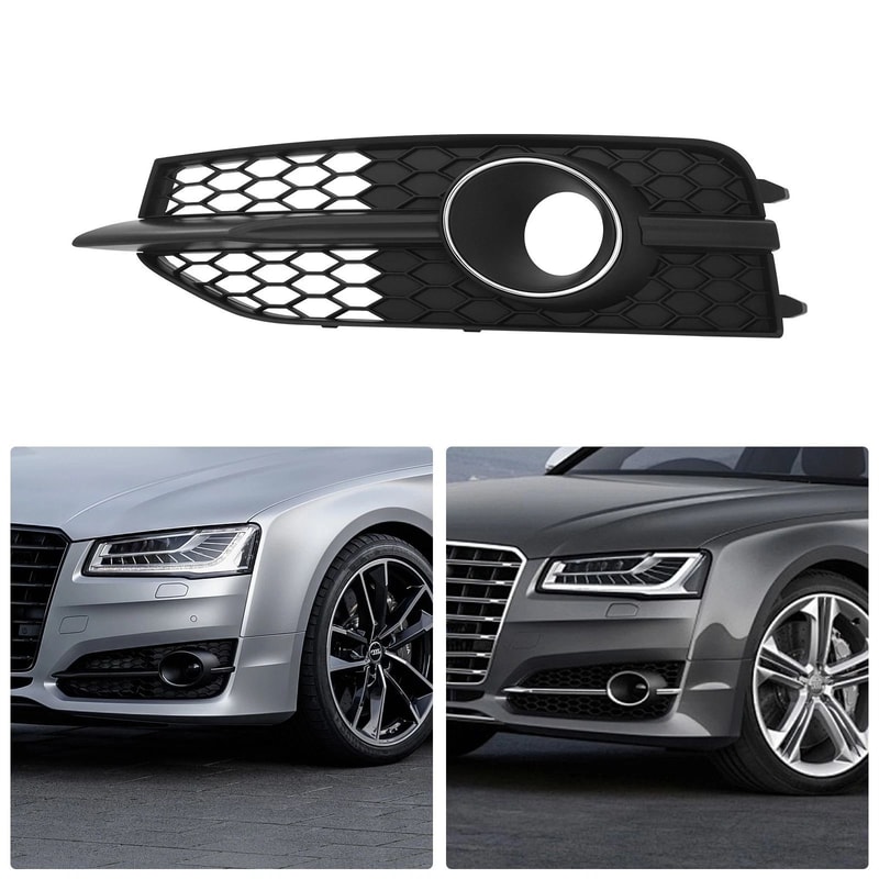 Premium Front Bumper Fog Light Cover Grille For Audi A7 S Line S7 Left ABS 13
