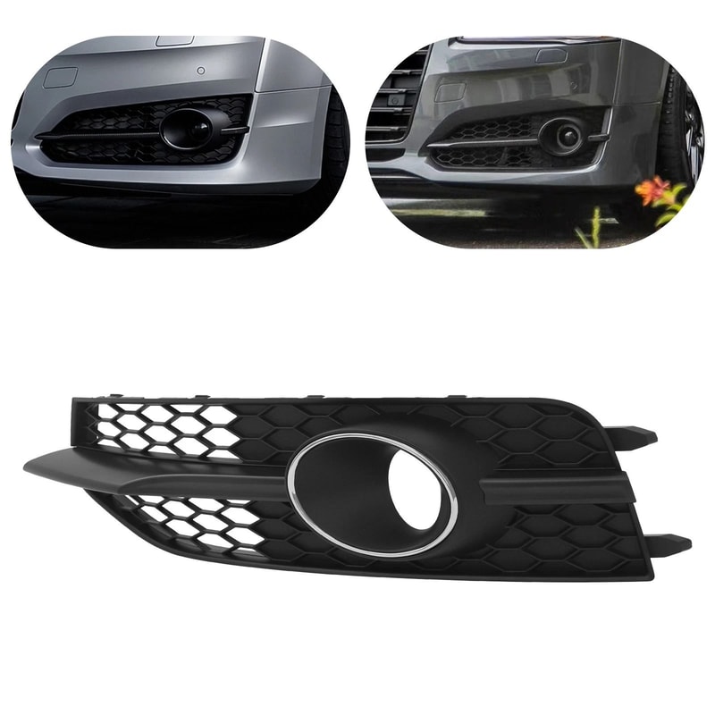 Premium Front Bumper Fog Light Cover Grille For Audi A7 S Line S7 Left ABS 14
