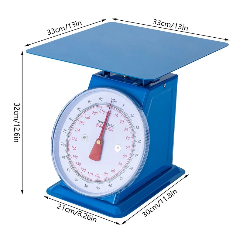 Industrial Heavy Duty Mechanical Dial Food Scale Portion Control 10