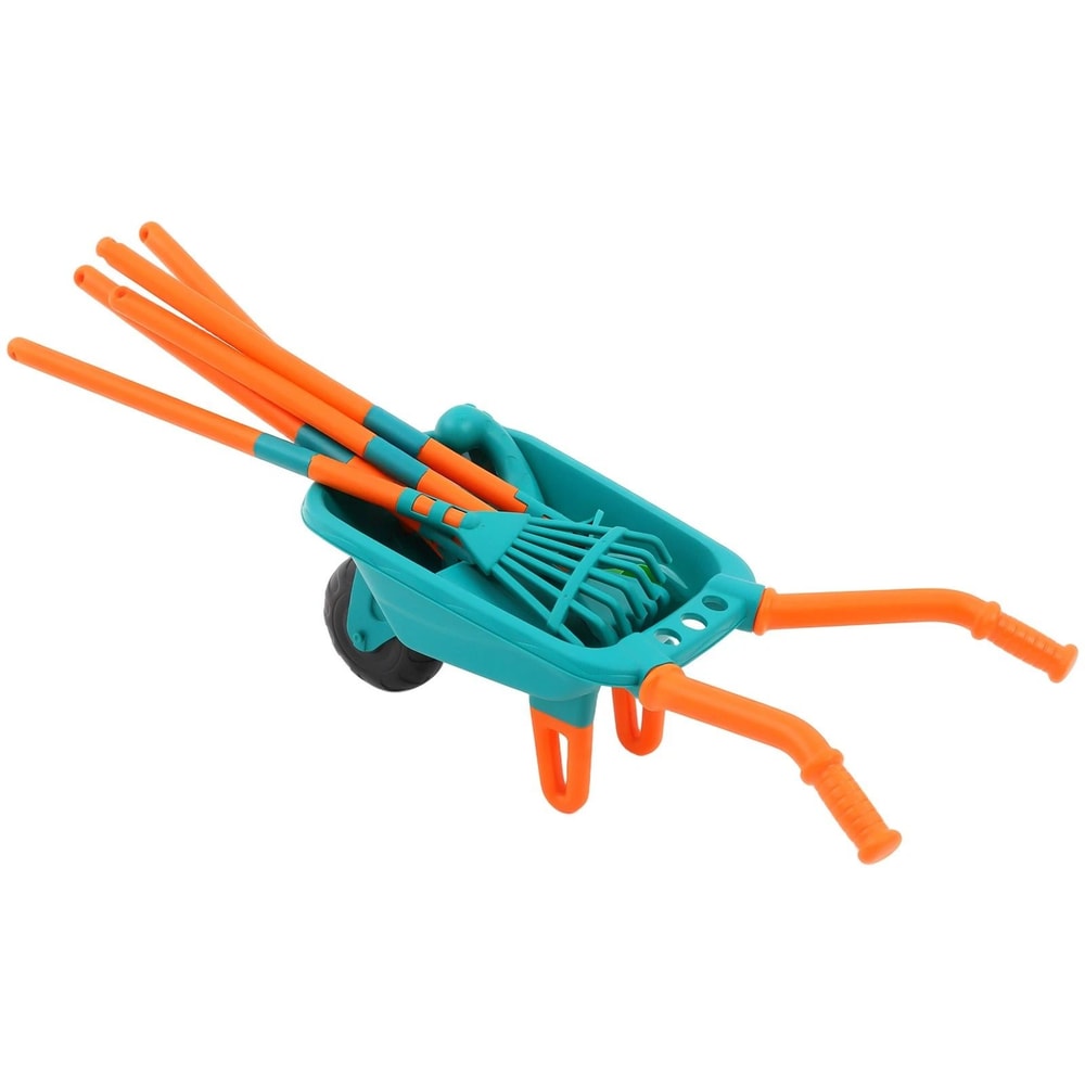 Premium Children Garden Tool Set With Mini Wheelbarrow Durable Kids Gardening Tools For Outdoor Pla 6