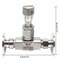 Precision 304 Stainless Steel KF25 Vacuum Metering Valve Bellows Sealed High Vacuum Control 5