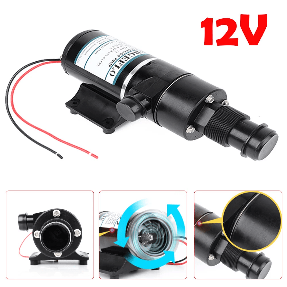 Premium Macerator Pump RV Marine Waste Toilet Sewerage Pump 6
