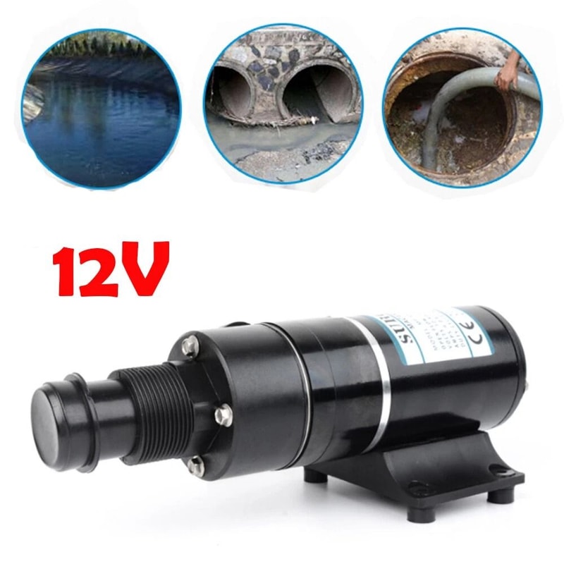 Premium Macerator Pump RV Marine Waste Toilet Sewerage Pump 7