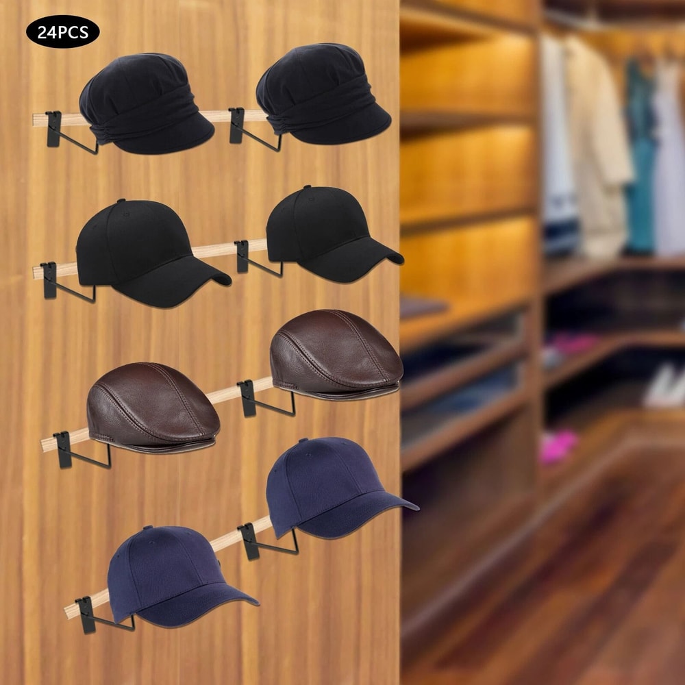 Premium Gridwall Hat Display Hooks Retail Hat Display Rack With Durable Hat Hanger Hooks 16