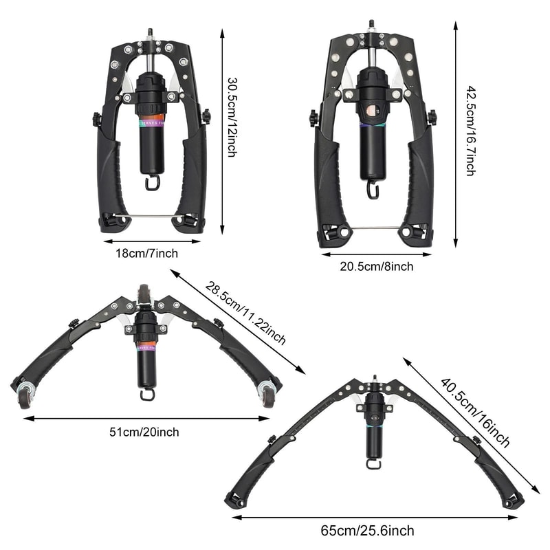 Adjustable Hydraulic Power Twister Chest And Arm Exerciser Fitness Trainer 16