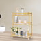 Modern 3 Tier Bathroom Countertop Organizer Shelf Rack Space Saving Bathroom Storage Solution 0