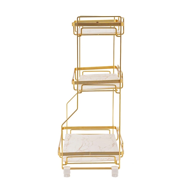 Modern 3 Tier Bathroom Countertop Organizer Shelf Rack Space Saving Bathroom Storage Solution 3