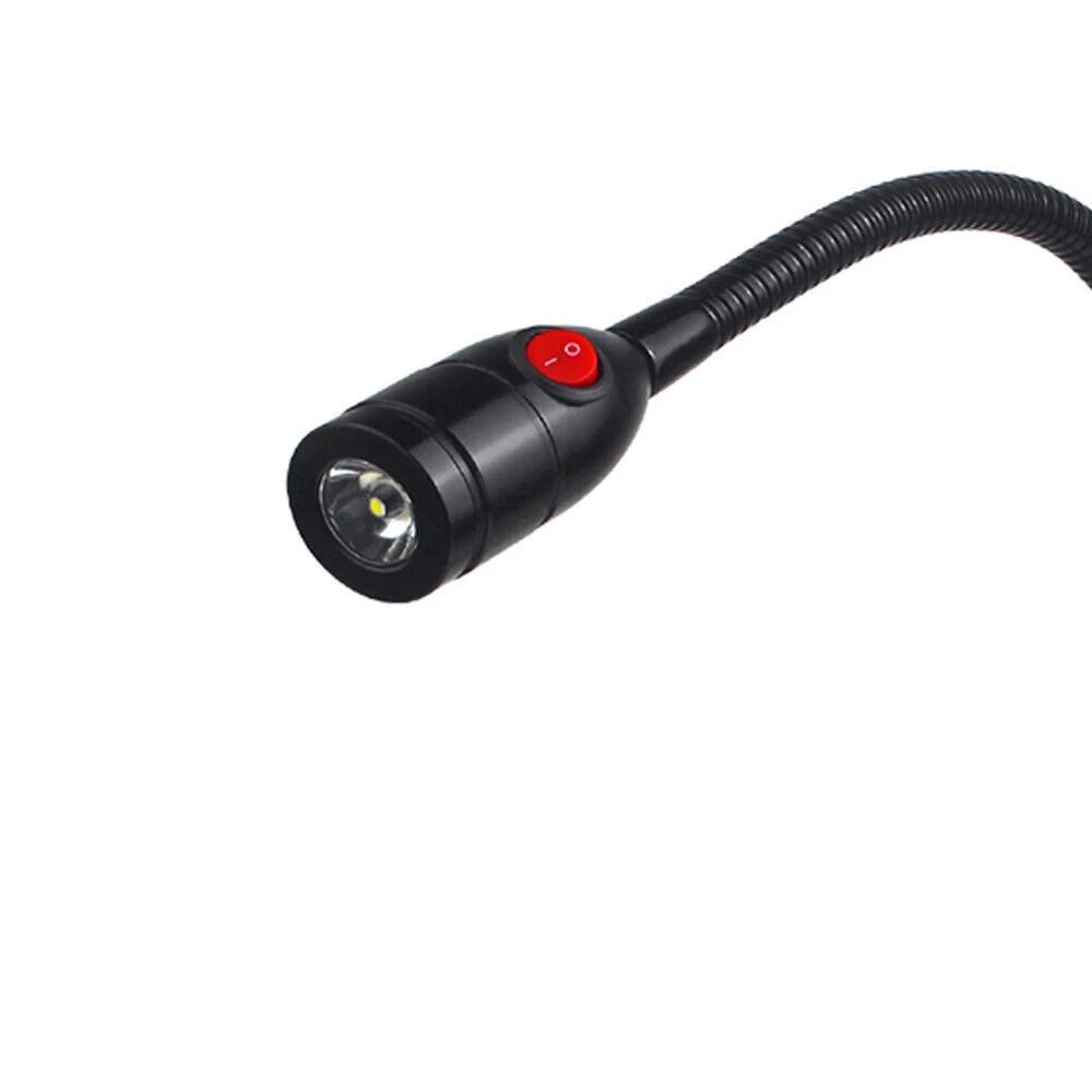 Heavy Duty Magnetic Base Work Light With Flexible Gooseneck LED Lamp For Lathe CNC Milling Machine 1