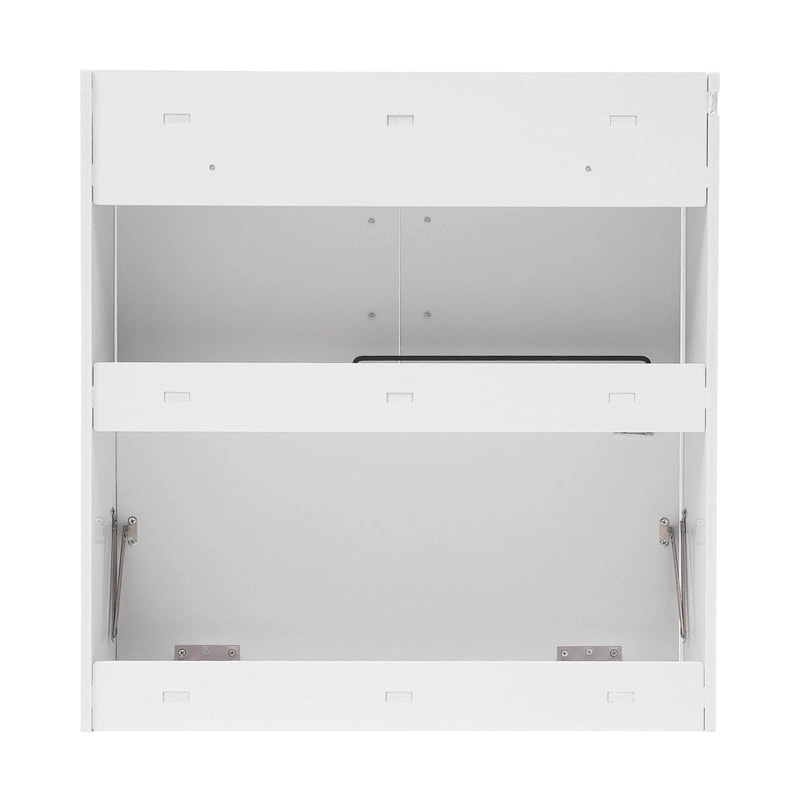 Compact Wall Mounted Fold Down Desk With Storage Multifunctional Laptop Table For Small Spaces 5