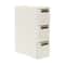 Premium Narrow Storage Cabinet With 3 Drawers Space Saving Floor Organizer For Home Office 7