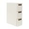 Premium Narrow Storage Cabinet With 3 Drawers Space Saving Floor Organizer For Home Office 7