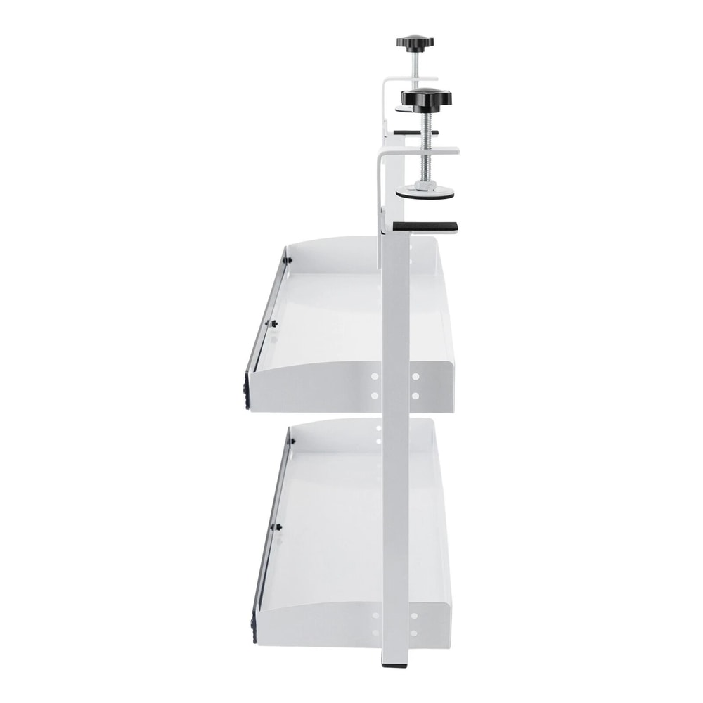 Space Saver Clamp On Desk Shelf Organizer Adjustable Clamp On Desk Shelf Under Desk Organizer 3