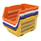 Premium Stackable Storage Baskets Space Saving Plastic Organizer Bins 4