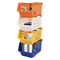 Premium Stackable Storage Baskets Space Saving Plastic Organizer Bins 9