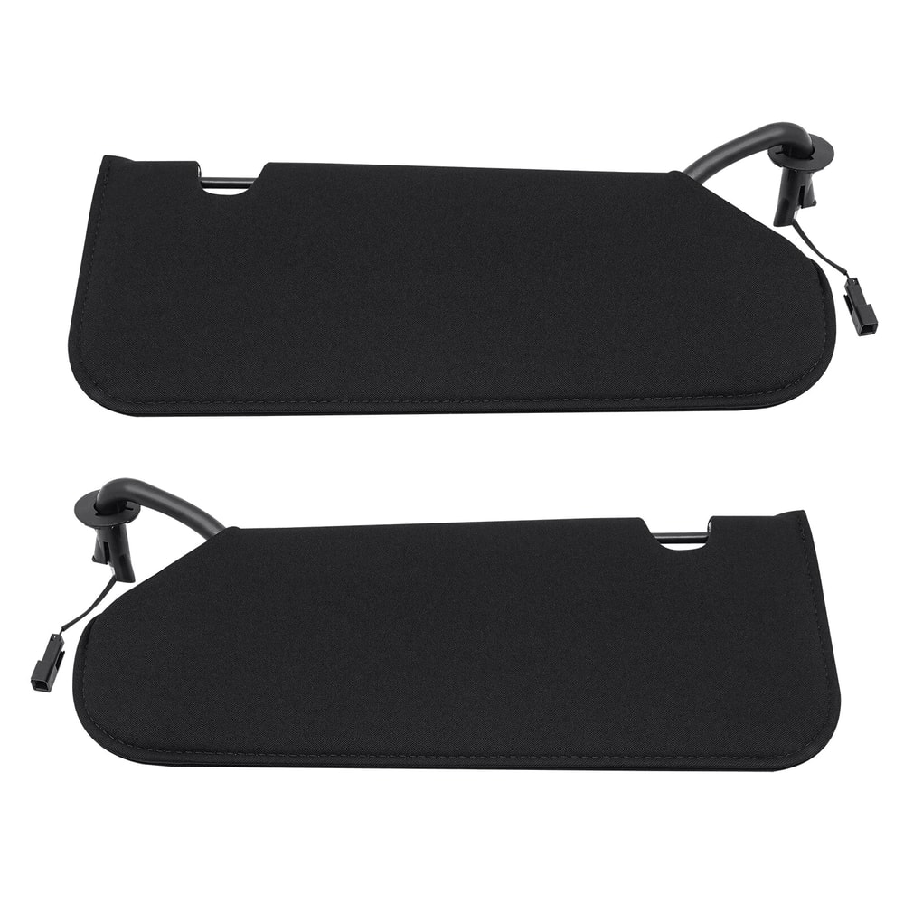 Chevrolet C6 Corvette Sun Visor Replacement Set With LED Lights Driver Passenger Fit 7