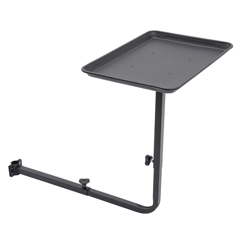 Premium Adjustable Chair Mounted Salon Tray With 360 Rotation Barber Chair Tray Organizer For Profe 2