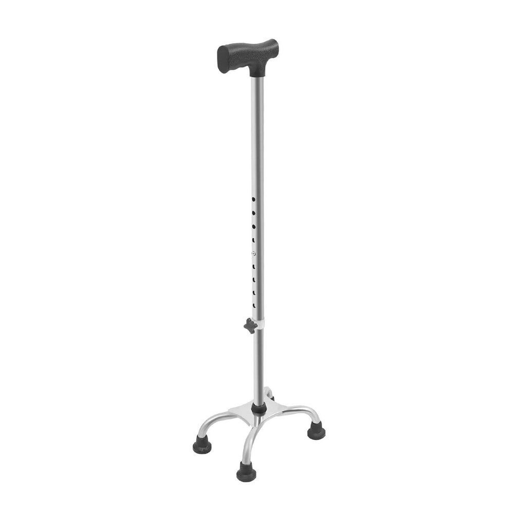 Premium Adjustable Walking Stick With Quad Cane 4 Legged Stability Support 6